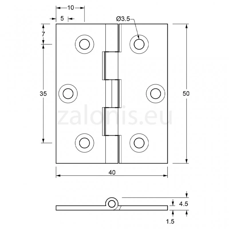 ΜΕΝΤΕΣΕΣ ΠΛΑΚΕ ΟΡΕΙΧΑΛΚΙΝΟΣ 50x40 ITALY ΝΙΚΕΛ